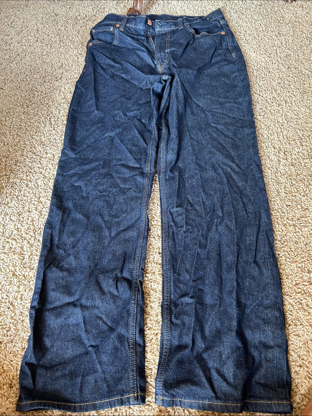 GAP Wide-Leg Dark Indigo Jeans